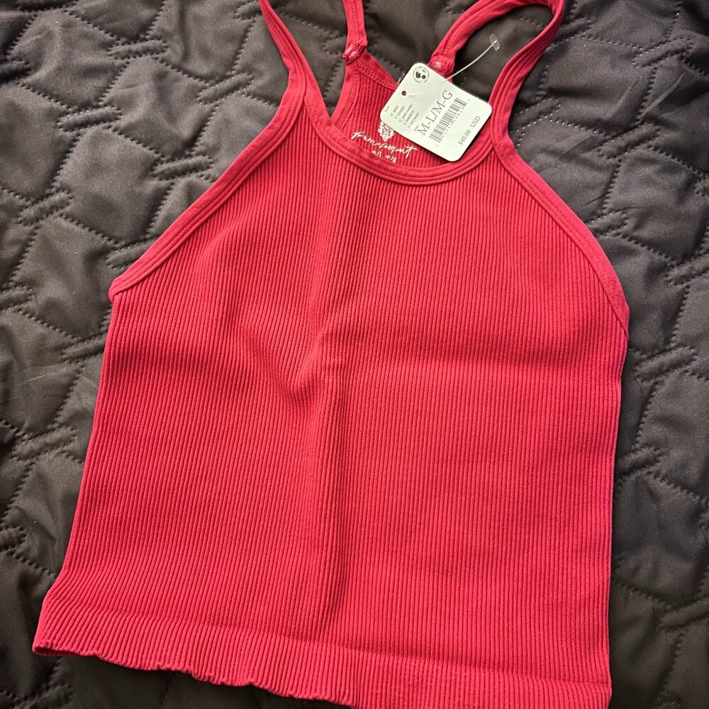 NWT FP Movement Happiness Runs Long Crop Tank - Picture 3 of 4